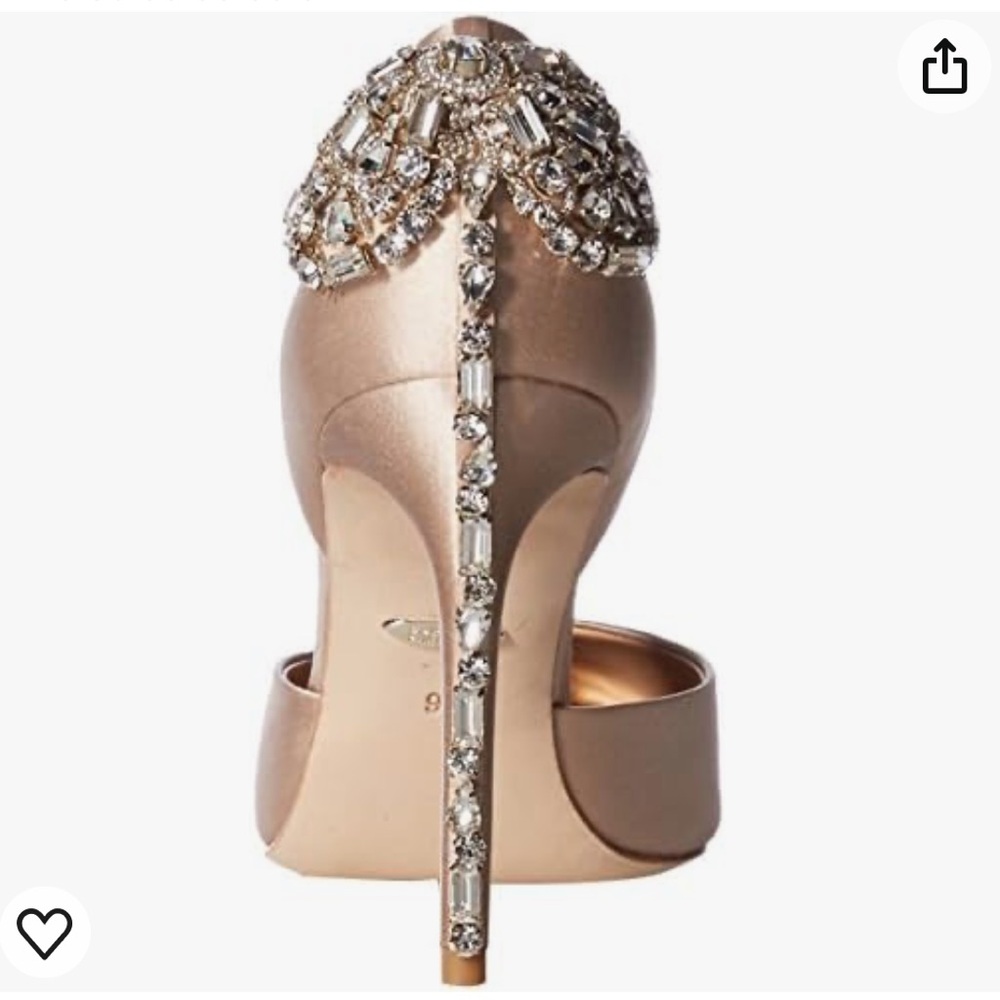 Badgley Mischka Parker Pumps With Rhinestones US 9